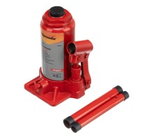 Домкрат гидравлический бутылочный 8 т, h подъема 180-350 мм Sparta Compact