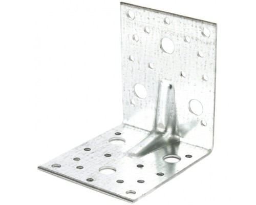Крепежный уголок усиленный 2.5 мм, KUU 105 x 105 x 90 мм Россия Сибртех
