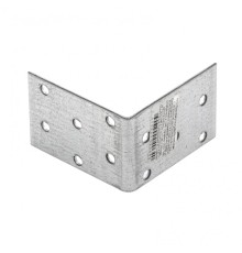 Крепежный уголок равносторонний 2 мм, KUR 60 x 60 x 40 мм Россия Сибртех