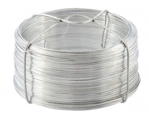 Проволока стальная, оцинкованная 0.5 мм, длина 200м Сибртех