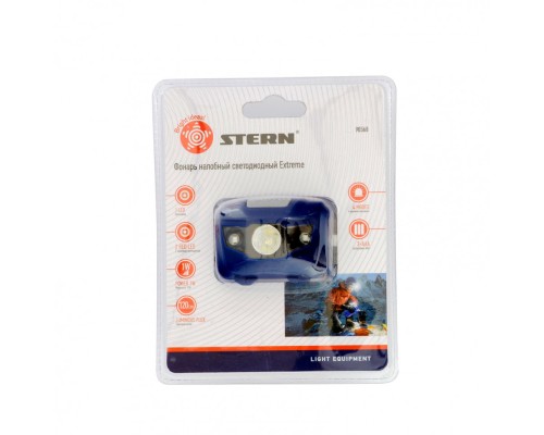 Фонарь наголовный Space, ABS пластик, 4 режим, 1 Вт Led х 120 Лм, 2 reD Led, 8 часов, 3 х ААА Stern Фонарь наголовный Space, ABS пластик, 4 режим, 1 Вт Led х 120 Лм, 2 reD Led, 8 часов, 3 х ААА Stern