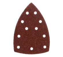 Треугольник абразивный на ворc. подложке под "липучку", перф., P 40, 150х150х100 мм, 5 шт. Denzel