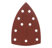 Треугольник абразивный на ворc. подложке под "липучку", перф., P 180, 150х150х100 мм, 5 шт. Denzel
