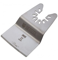 Насадка для МФИ шабер полукруг, Inox, для снятия краски и др., ширина 50 мм, длина общая 74 мм, ступенчатый Denzel