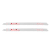 Полотна универсальные для сабельной пилы S1222VF, 275/1.8-2.5 мм, Bimetal, 2 шт, Pro Matrix