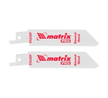 Полотна по металлу для сабельной пилы S522EF 75/1.4 мм, Bimetal, 2 шт, Pro Matrix