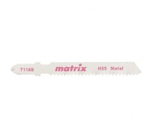 Полотна для электролобзика  по металлу, 3 шт, T118B, 50 x 2 мм, HSS Matrix