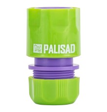 Соединитель пластмассовый, быстросъемный для шланга 1/2 Palisad