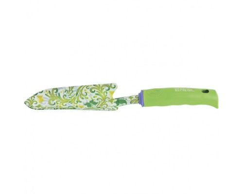 Совок посадочный узкий, 55 х 320 мм, стальной, пластиковая рукоятка, Flower Green, Palisad