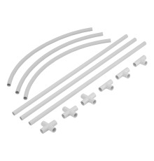 Каркас парника пластиковый 300 х 110 х 120 см, дуга D 20 мм, белый Palisad