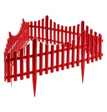 Забор декоративный "Гибкий", 24 х 300 см, коралловый, Россия, Palisad