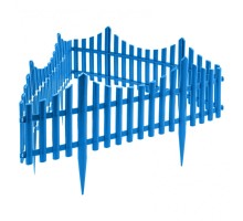 Забор декоративный "Гибкий", 24 х 300 см, голубой, Россия, Palisad