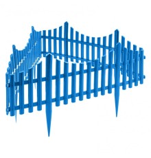 Забор декоративный "Гибкий", 24 х 300 см, голубой, Россия, Palisad