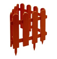 Забор декоративный "Классика", 29 х 224 см, терракот, Россия, Palisad