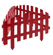 Забор декоративный "Винтаж", 28 х 300 см, терракот, Россия, Palisad