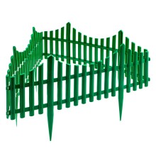 Забор декоративный "Гибкий", 24 х 300 см, зеленый, Россия, Palisad