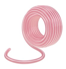 Шланг эластичный 3/4", 25 м, прозрачный розовый Palisad