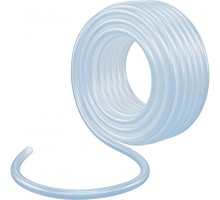 Шланг поливочный прозрачный армированный 3-х слойный, 3/4", 15 м Palisad