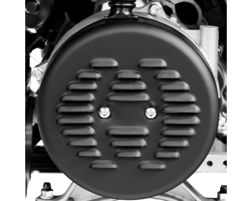 Генератор бензиновый PS 80 E-3, 6.6 кВт, 400 В, 25 л, электростартер Denzel