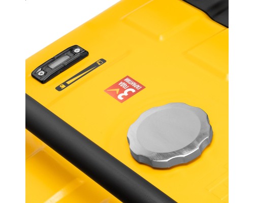 Генератор бензиновый PS 80 E-3, 6.6 кВт, 400 В, 25 л, электростартер Denzel