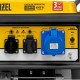 Генератор бензиновый GE 7900, 6.5 кВт, 220 В/50 Гц, 25 л, ручной пуск Denzel