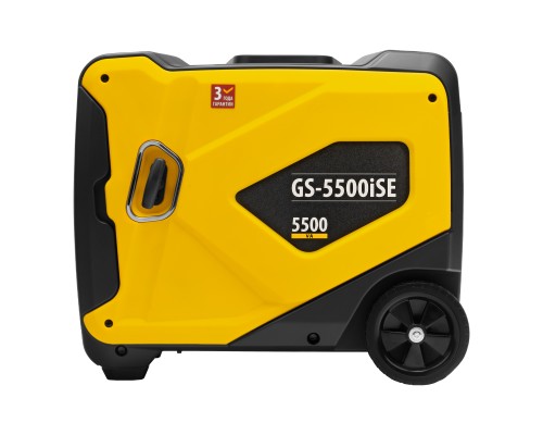 Генератор инверторный GS-5500iSE, 5,5 кВт, 230 В, закрытый корпус,электростартер Denzel Генератор инверторный GS-5500iSE, 5,5 кВт, 230 В, закрытый корпус,электростартер Denzel