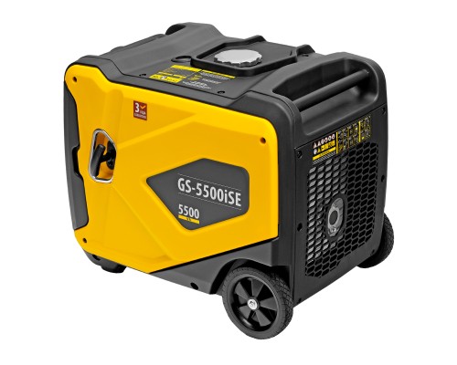 Генератор инверторный GS-5500iSE, 5,5 кВт, 230 В, закрытый корпус,электростартер Denzel Генератор инверторный GS-5500iSE, 5,5 кВт, 230 В, закрытый корпус,электростартер Denzel