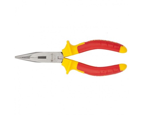 Длинногубцы прямые Insulated, 160 мм, двухкомпонентные рукоятки Matrix Professional Длинногубцы прямые Insulated, 160 мм, двухкомпонентные рукоятки Matrix Professional