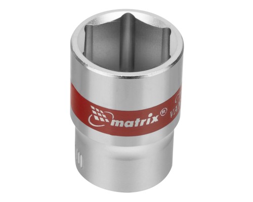 Набор торцевых головок 1/4", 6 гранные, CrV, 4-13мм, 10 штук Matrix