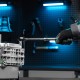 Ключ-трещотка телескопический 3/8", 215-315 мм, CrV, 72 зуба, с быстрым сбросом, хром Gross