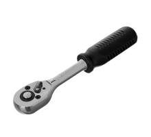 Ключ-трещотка 1/4", CrV, 45 зубьев, с быстрым сбросом, хром Matrix