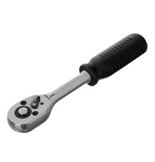 Ключ-трещотка 1/4", CrV, 45 зубьев, с быстрым сбросом, хром Matrix