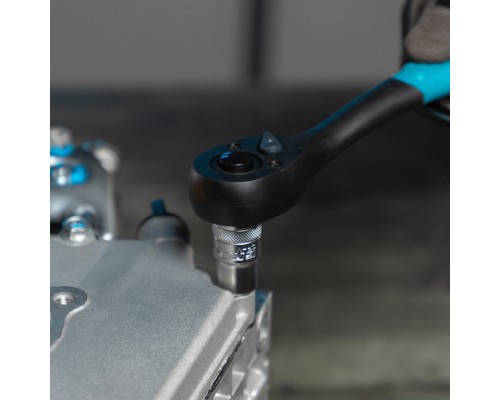 Ключ-трещотка 1/2", CrV, 72 зуба, с быстрым сбросом Gross