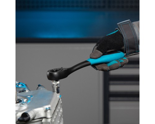 Ключ-трещотка 1/2", CrV, 72 зуба, с быстрым сбросом Gross