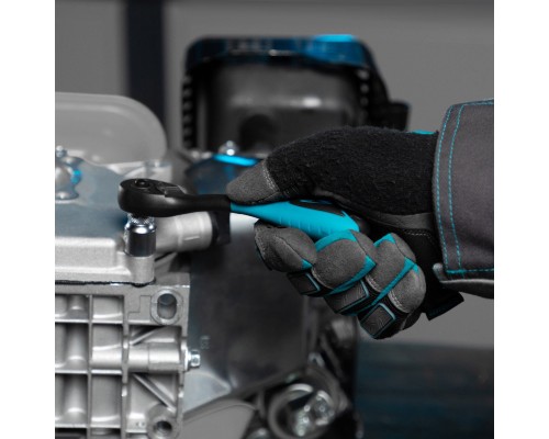 Ключ-трещотка 1/4", CrV, 72 зуба, с быстрым сбросом Gross