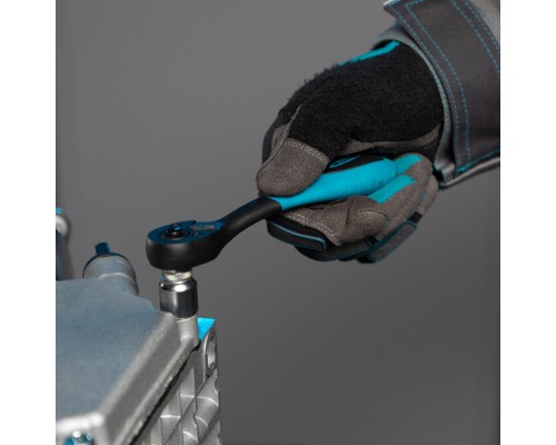 Ключ-трещотка 1/4", CrV, 72 зуба, с быстрым сбросом Gross