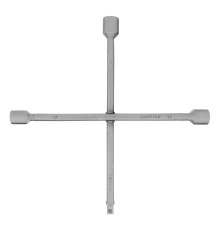 Ключ-крест баллонный, 17 х 19 х 21 мм, под квадрат 1/2, толщина 14 мм Сибртех