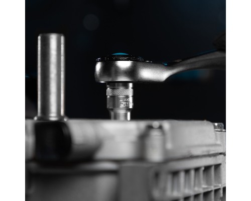 Набор торцевых головок, трещотка 120 зубьев, 1/2", 1/4", CrV, 41 предмет Gross