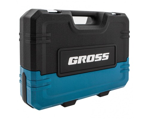 Набор инструментов, 1/4", 1/2", CrV, 120 зубьев, 76 предметов Gross Набор инструментов, 1/4", 1/2", CrV, 120 зубьев, 76 предметов Gross