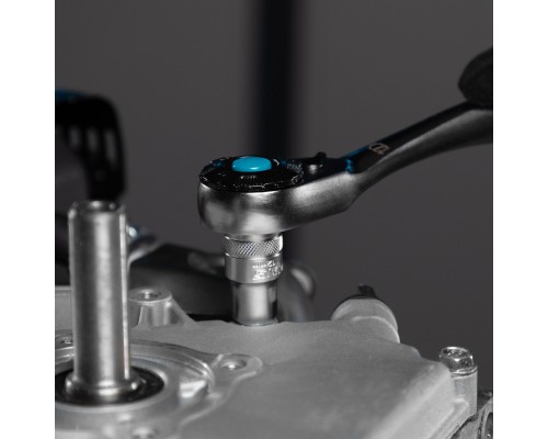 Набор торцевых головок, трещотка 120 зубьев, 1/2", 1/4", CrV, 41 предмет Gross