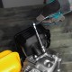 Набор торцевых головок, трещотка 120 зубьев, 1/4", CrV, 12 предметов Gross