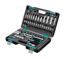 Набор инструментов, 1/2", 1/4", CrV, пластиковый кейс 94 предмета Stels