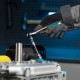 Набор торцевых головок, трещотка 120 зубьев, 1/4", CrV, 12 предметов Gross