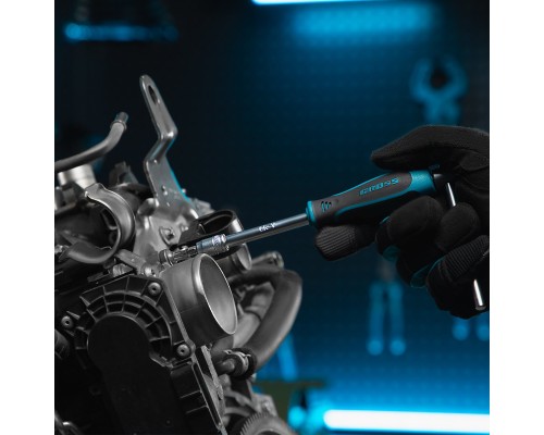 Набор инструментов, 1/4", CrV, 120 зубьев, 42 предмета Gross Набор инструментов, 1/4", CrV, 120 зубьев, 42 предмета Gross
