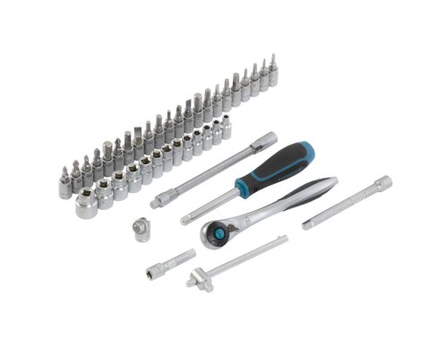 Набор инструментов, 1/4", CrV, 120 зубьев, 42 предмета Gross Набор инструментов, 1/4", CrV, 120 зубьев, 42 предмета Gross