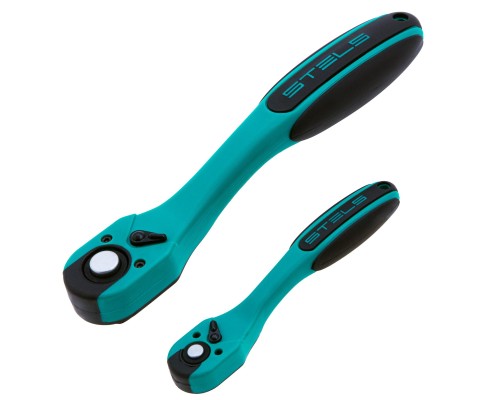 Набор инструментов 1/2", 1/4", CrV, 12 гранные головки, пластиковый кейс, 109 предмета Stels Набор инструментов 1/2", 1/4", CrV, 12 гранные головки, пластиковый кейс, 109 предмета Stels