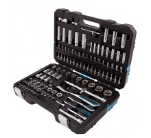 Набор инструментов, 1/4", 1/2", CrV, 120 зубьев, 109 предметов Gross