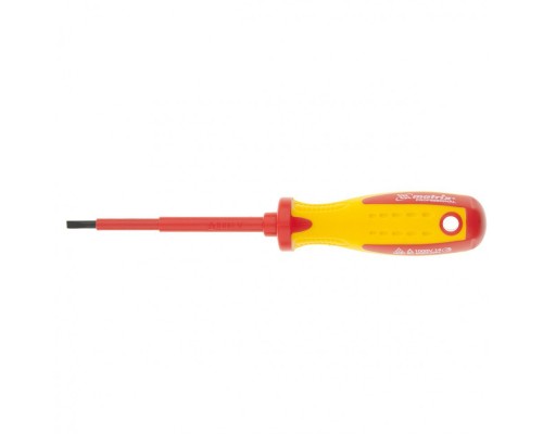 Отвертка Insulated, PH1 x 75 мм, CrMo, до 1000 В, двухкомпонентная рукоятка Matrix Professional