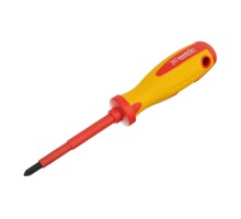 Отвертка Insulated, PH2 x 100 мм, CrMo, до 1000 В, двухкомпонентная рукоятка Matrix Professional