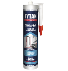 Силиконовый герметик TYTAN PROFESSIONAL санитарный, белый, 280 мл